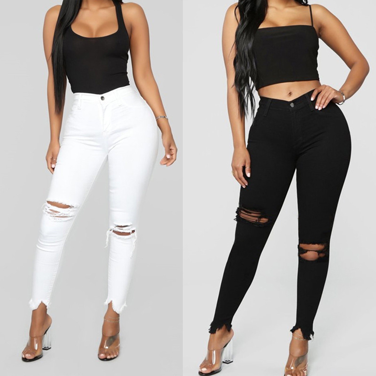  м û   ָ ÷  û  ұĢ   Ϲ  Mid-Waisted Streetwear Jeans